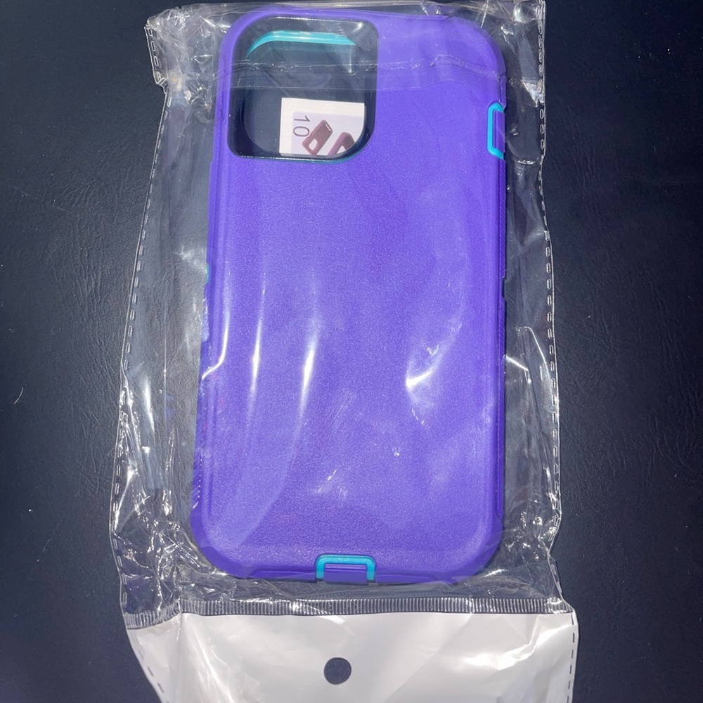 Teal and Purple iPhone 12 Pro Max Case